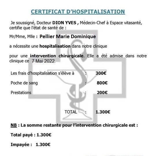 Ordonnance médicale esthétique