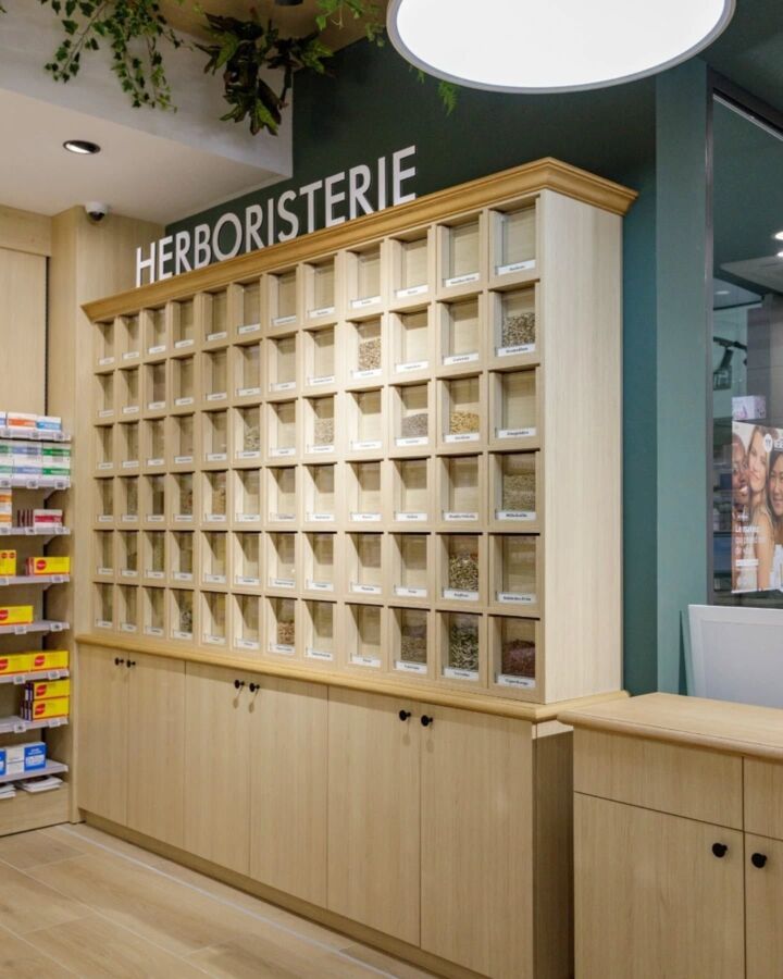 Officine herboristerie design