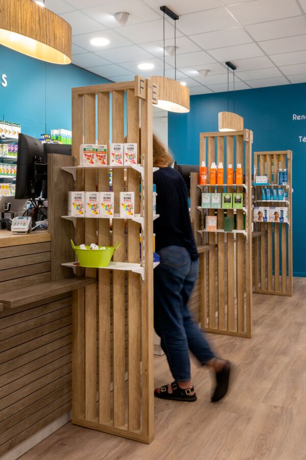 Comptoir pharmacie accueil