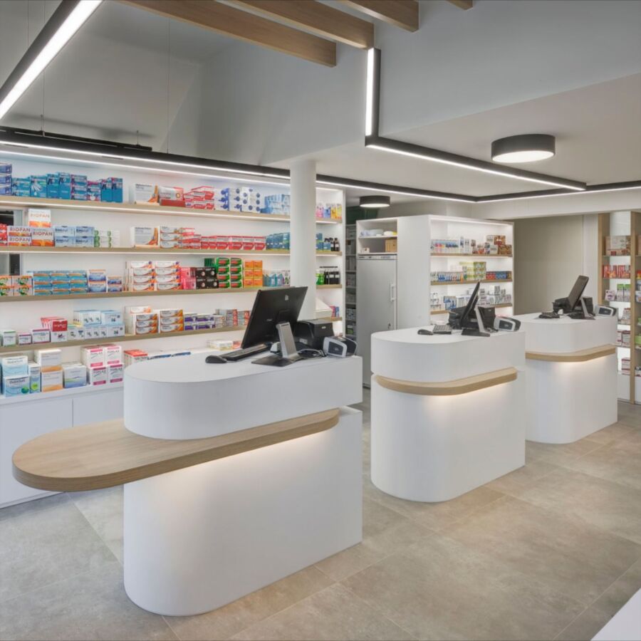 Comptoir pharmacie accueil