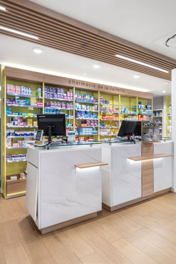 Comptoir pharmacie accueil