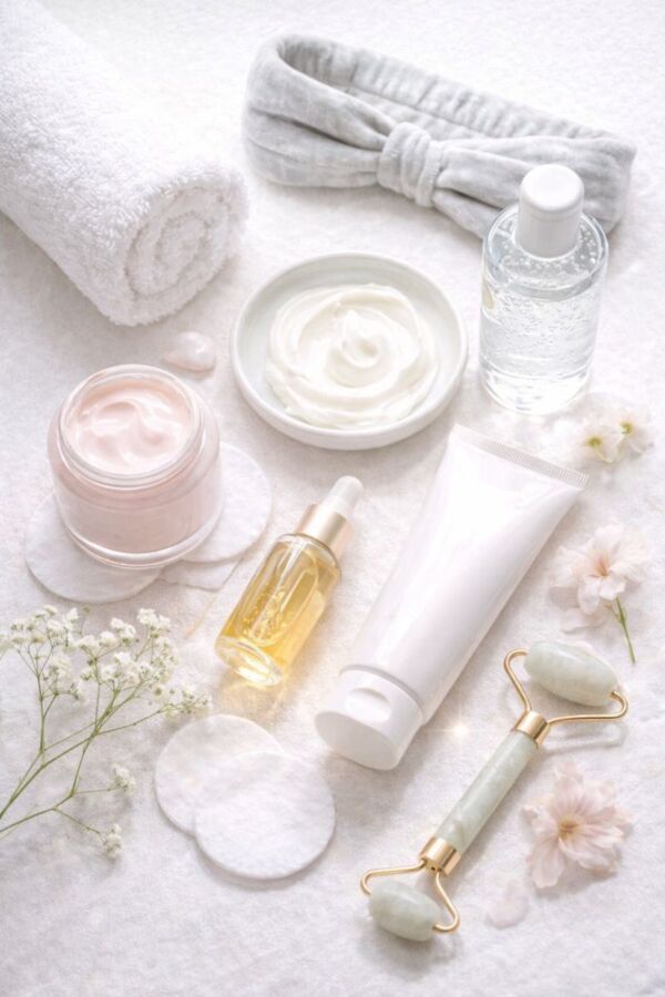 Soins de la peau routine