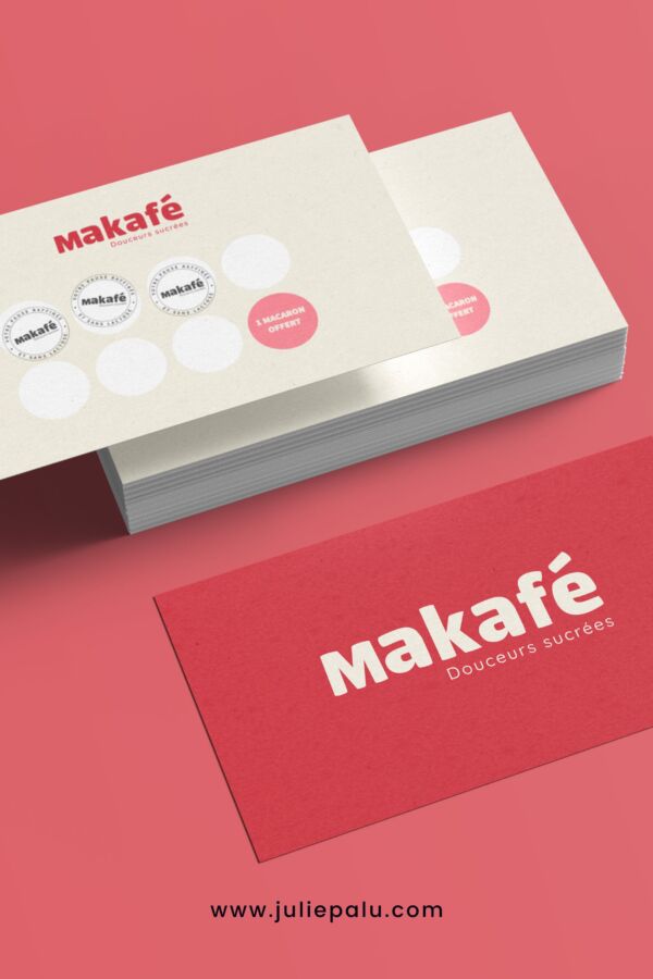 Carte fidélité client mockup