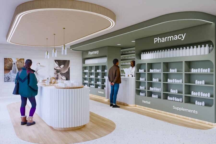 Pharmacie intérieur cosy