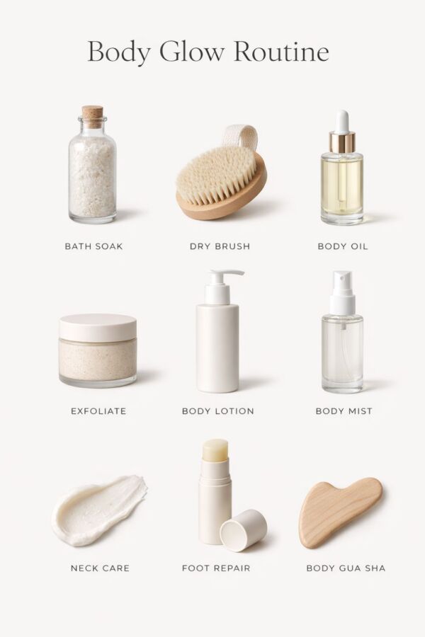 Soins de la peau routine